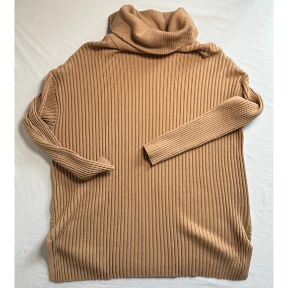 Chicos Zenergy Cowl Neck Shirt Brown Large/Chicos 2 - Picture 7 of 9